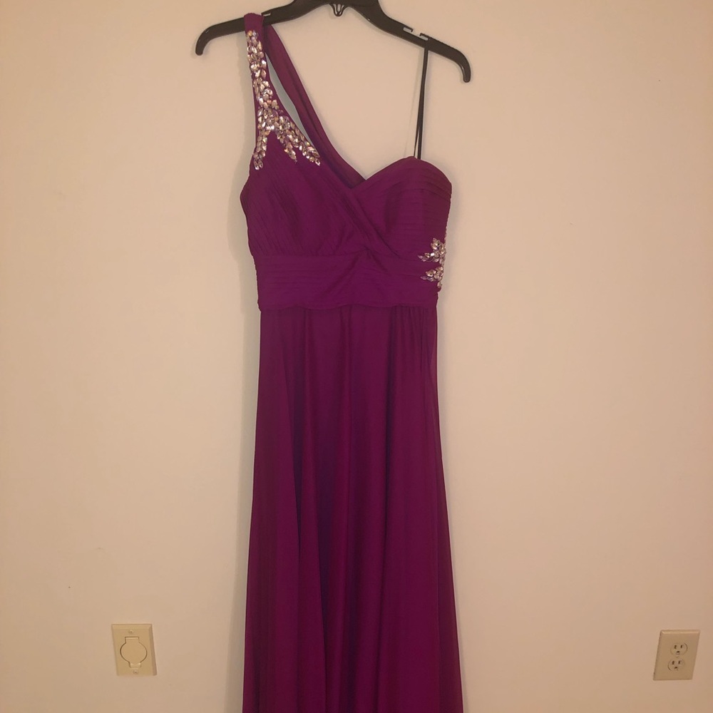 BEAUTIFUL PURPLE Strappy Back Formal Dress - Picture 2 of 8